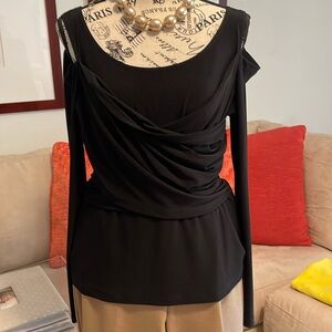 DKNY Cold Shoulder knit top